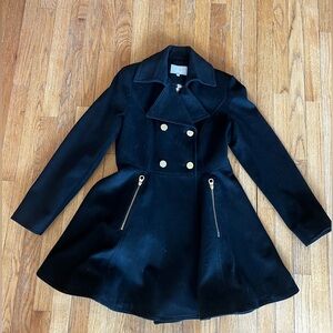 Laundry By Shelli Segal Black Pea Coat